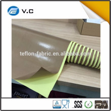 Easy to Use High temperature resistance PTFE teflon fiberglass fabric with adhesive